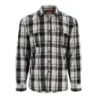 Chemise SIMMS Coldweather Gunmetal Logan Plaid - Ardent flyfishing