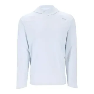Hooded tee shirt SIMMS SolarFlex Hoody Bimini Blue - Ardent flyfishing