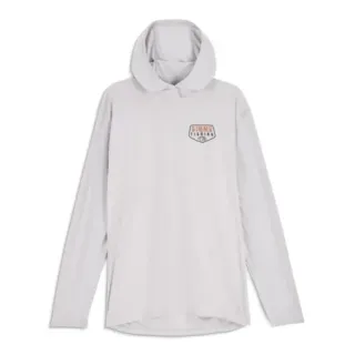 Hooded T-shirt SIMMS Tech Hoody Artist Series Overcast Abstract Bass - Ardent flyfishing