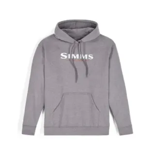 Sweat SIMMS Logo Hoody Grey Heather - Ardent flyfishing