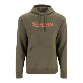 Sweat SIMMS Logo Hoody Military Heather - Ardent flyfishing