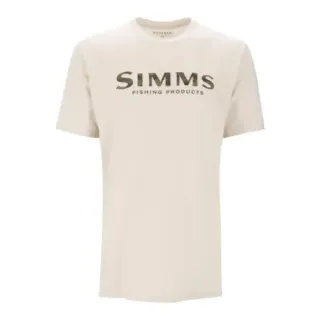 SIMMS Shroud Fill Logo Natural T-Shirt - Ardent flyfishing