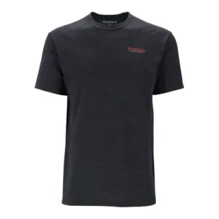 T-shirt SIMMS Let It Fly Charcoal Heather - Ardent flyfishing