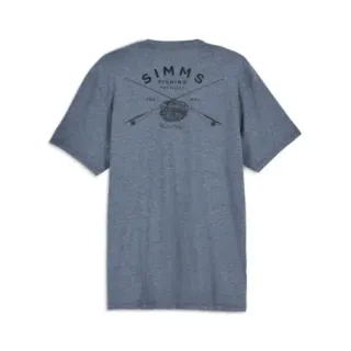 T-shirt SIMMS Classic Tackle Athletic Heather - Ardent flyfishing