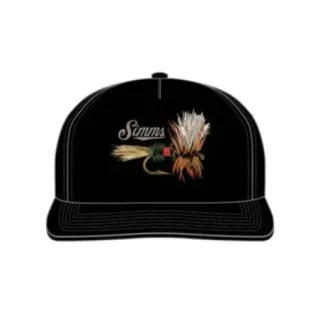 Casquette SIMMS Double Haul Cap Black Royal Wulff