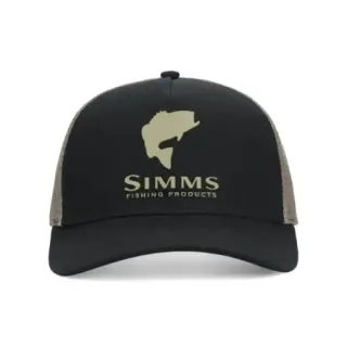 Cappellino SIMMS Double Haul Trucker Stone Black