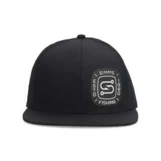 Cappellino SIMMS Flatbill Cap Black
