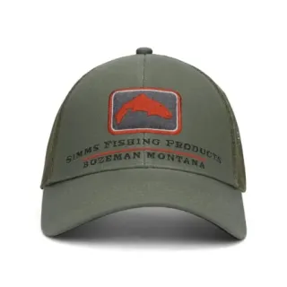 Cappellino SIMMS Trout Icon Trucker Smokey Olive