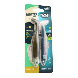 Mix leurre souple FIIISH Master shad / Black minnow