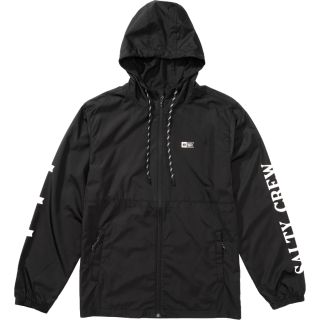 Giacca SALTY CREW Surface windbreaker jacket Black