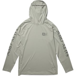 T-shirt SALTY CREW Apex perforated hood + mask Gray
