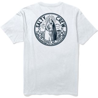 T-shirt SALTY CREW In fishing we trust SS tee White