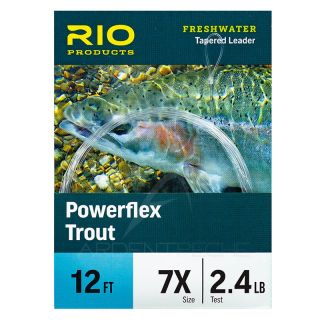 Bas de ligne RIO Powerflex Trout 12´ (3,70m)