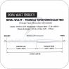 Coda ROYAL WULFF Triangle taper monoclear intermedia TTMCI