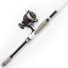 Occasion combo canne spinning SHIMANO Stradic 76 MH + moulinet DAIWA Fuego 3000 C XH