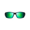 MAUI JIM Local kine green blk/tran grn/lt gry polarized sunglasses