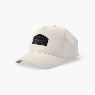 Cap MEGABASS x BRIEFING Jolly roger emblem beige
