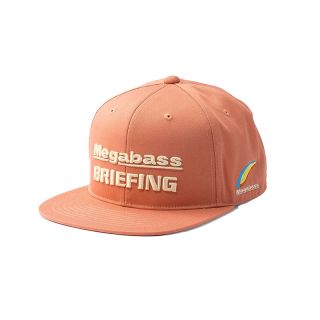 Cap MEGABASS x BRIEFING Flat visor cap orange