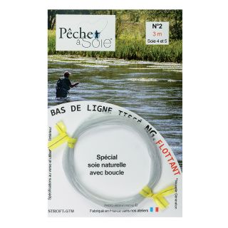 Bas de ligne tissé NG à boucle Peche à Soie (3 m)