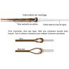 Bas de ligne tissé NG à boucle Peche à Soie (3 m)