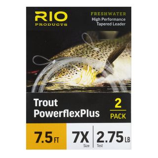Bas de ligne RIO Trout Powerflex Plus 7´5 (2,30m)