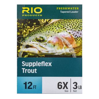 Bas de ligne RIO Suppleflex Trout 3.60m (12´)