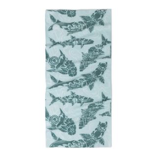 BUFF CoolNet UV Salty Seagrove Green neck gaiter