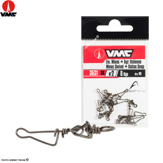 VMC Minus Swivel with Italian Snap 3531 BK