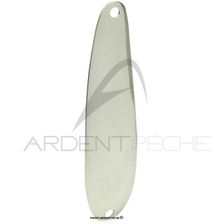 Nickel-plated W Undulating Blade - build your own spoons - Ardent Pêche