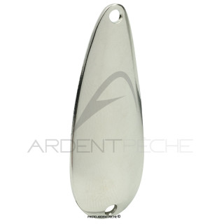 Silver W Undulating Blade - make your own spinners - Ardent Pêche
